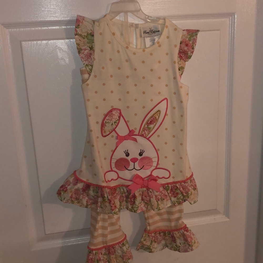 Flare leg bunny matching set
